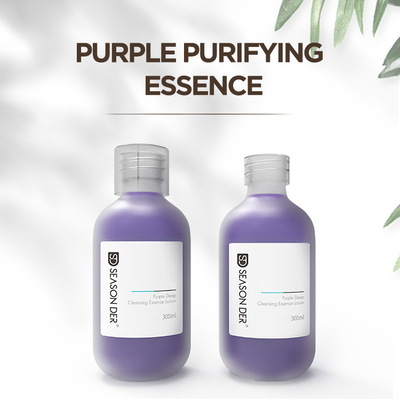 300ml Purple Purifying Serum Tattoo อุปกรณ์แต่งหน้าถาวรน้ำยาทำความสะอาดหนังกำพร้าอ่อนโยน